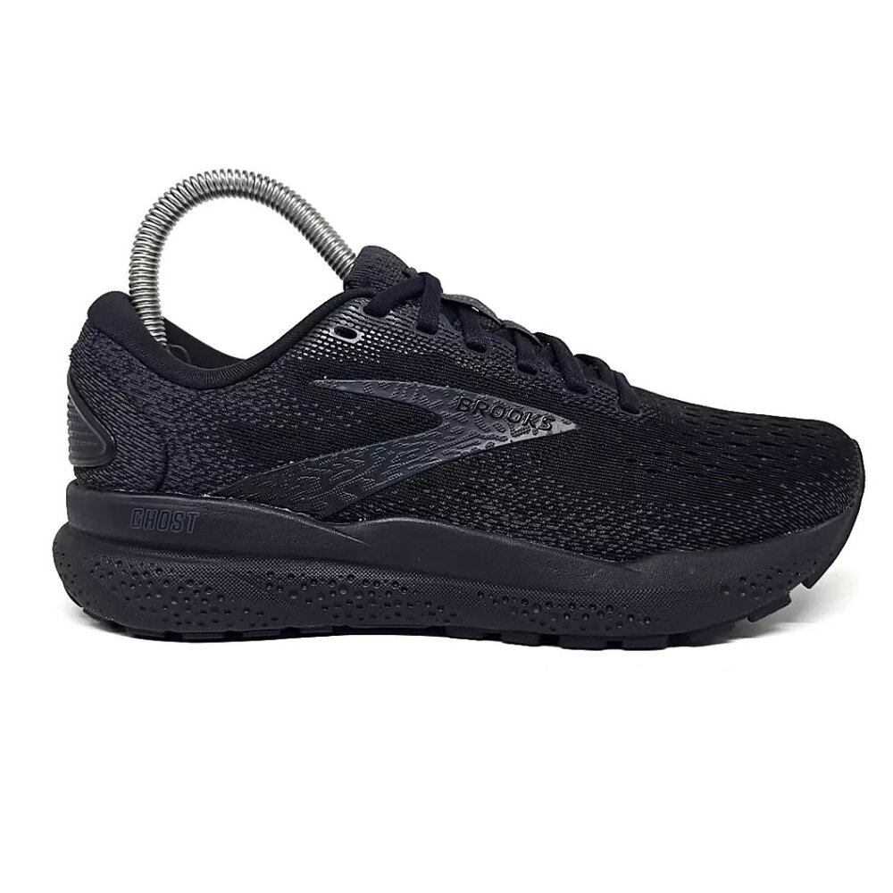 Brooks Ghost 16 Shoes Black Sneakers Running Casual Wide D Women's Size 6 - Picture 6 of 12